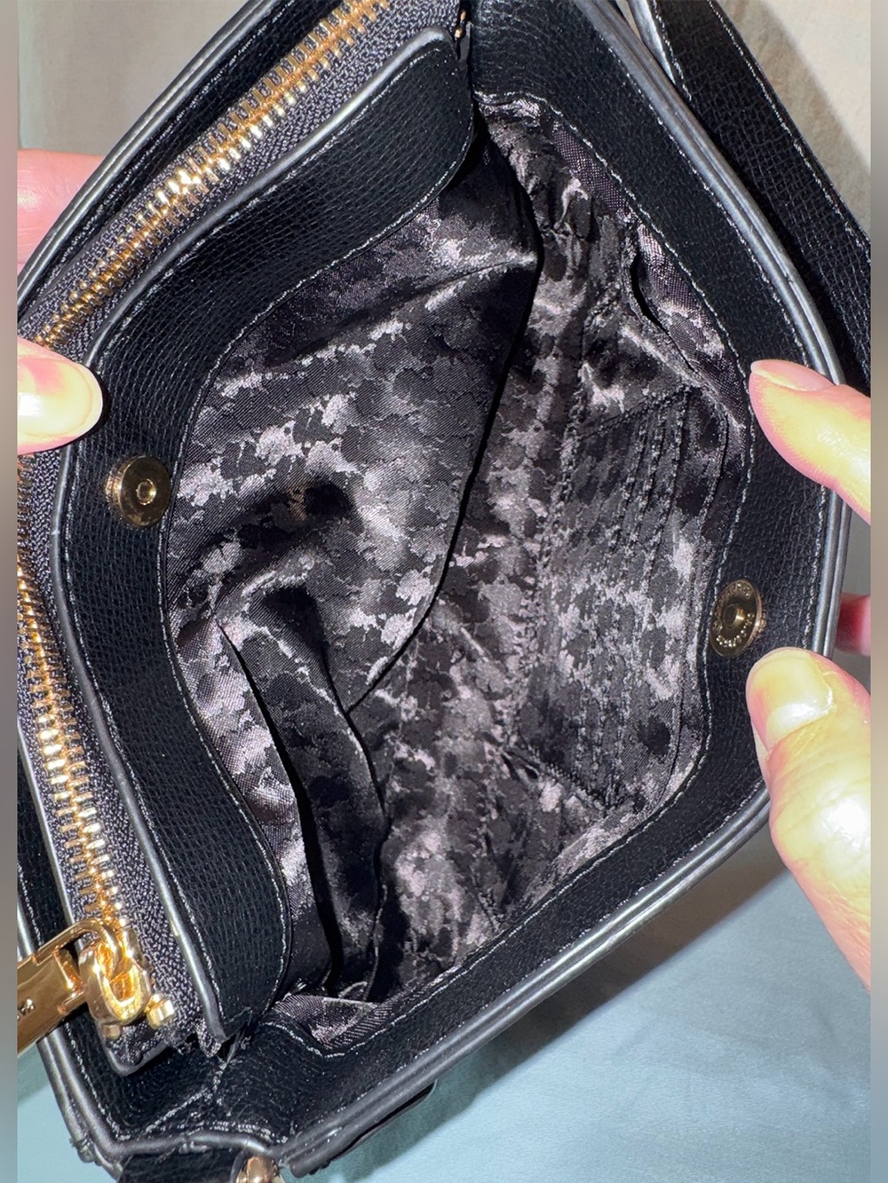 Karl Lagerfeld Paris Embellished Leather Shoulder Bag - NWT | Karl & Choupette - Picture 9 of 12